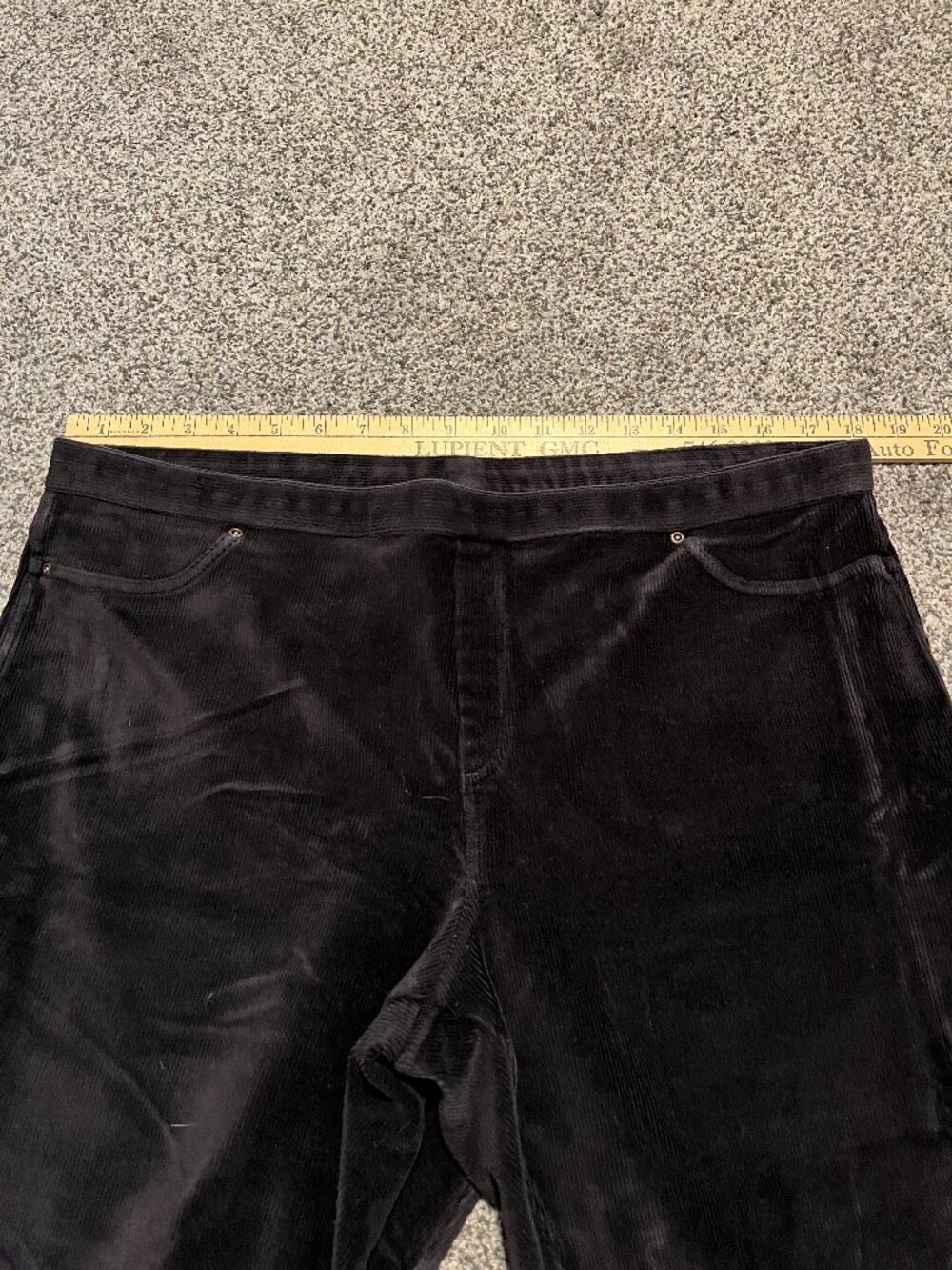 HUE XXL Corduroy Jegging Leggings - Black - Picture 6 of 10